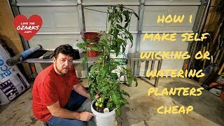 How I Make Cheap Self Wicking Planters [upl. by Erasmo672]