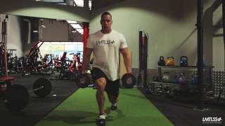 HOW TO WEIGHTED WALKING LUNGES [upl. by Senaj]