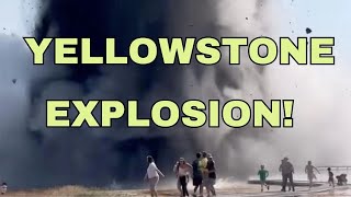 Yellowstones Hydrothermal Explosion Sends Visitors Running Damages Boardwalk Geologist Analysis [upl. by Stuart]