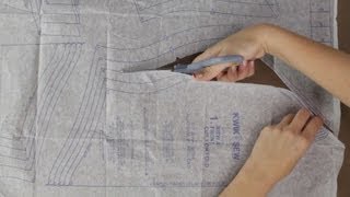 How to Cut Out Sewing Pattern Pieces  Updated [upl. by Charyl768]