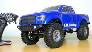 FM ELECTRICS FMRX1 RC CRAWLER SCALER RTR LED LIGHTS UNBOXING RC FORD RAPTOR [upl. by Macswan799]