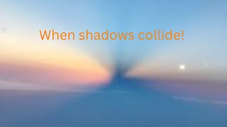 Anticrepuscular rays the shadows of distant clouds Amazing natural phenomenon episode 1 [upl. by Cortney]