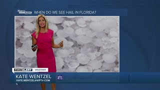 WPTV First Alert Weather Spotters lesson Kate Wentzel talks hail [upl. by Ayotaj]