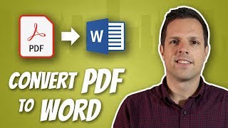 How to convert a PDF to a Word document and edit it [upl. by Gordy]