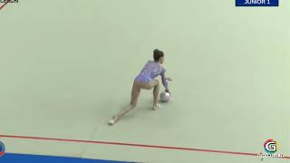 Alice TAGLIETTI Ball  Campionato Nazionale Junior Italia 2020 [upl. by Maryanne786]