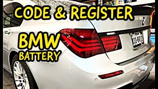 Code and Register BMW Battery Replacement  Using OBDLink MX BimmerLink BimmerCode iPhone amp Android [upl. by Flanna]