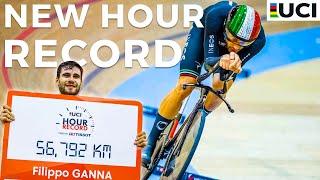 Filippo Ganna NEW UCI HOUR RECORD 56792 Kilometres Highlights Analysis [upl. by Tnias]