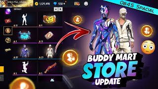 OB45 New Buddy Mart Token Exchange Store New Event Free Fire Bangladesh Server Free Fire New Event [upl. by Gipson820]