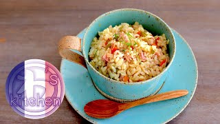 Riz Pilaf au Cuiseur  Recette Japonaise Facile  was Kitchen [upl. by Einahpehs399]