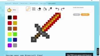 Tynker  Minecraft Item Editor [upl. by Hogen]