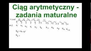 Ciąg arytmetyczny zadania maturalne  38 minut liczenia zadań [upl. by Shayla]