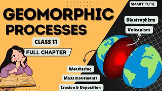 Geomorphic Processes Full Chapter  Class 11 Geography Chapter 6  NCERT [upl. by Ahar]