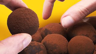 Faire des truffes au chocolat avec seulement 2 ingrédients [upl. by Edas]