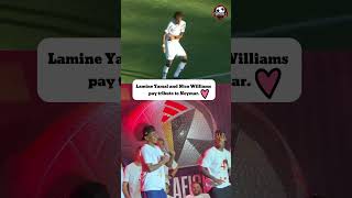 Lamine Yamal and Nico Williams dance tribute to Neymar shorts football yamal williams [upl. by Hadias]