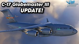 UPDATE C17 Globemaster III  Delta Simulations  Freeware  MSFS [upl. by Lexine]