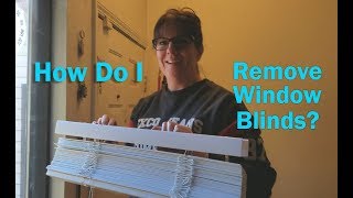 How Do I Remove Window Blinds [upl. by Eahsan]