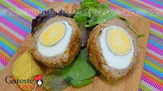 Reteta de Chiftele umplute cu Oua sau Scotch Eggs [upl. by Cordie]