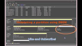 Undelete or recover a lost or deleted partition using DMDE [upl. by Aneliram]