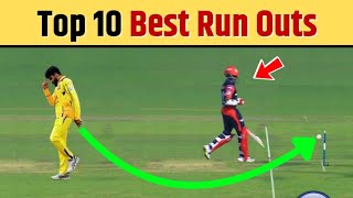 Top 10 unbelievable run outs in cricket history [upl. by Acessej]