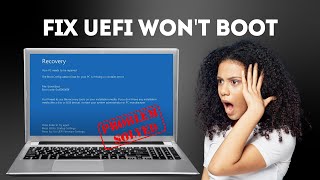 Your PC needs to be repaired Windows 1011  Fix UEFI Wont Boot [upl. by Norad721]