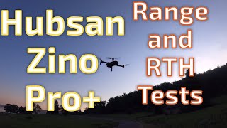 Hubsan Zino Pro Range and RTH Tests [upl. by Simetra]