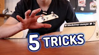 5 Fingerboard Tricks Every Beginner Should Learn [upl. by Notnelc]