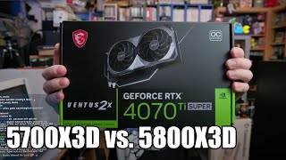 Crackys Bastelnacht  Ryzen 7 5700X3D vs 5800X3D feat RTX 4070 Ti Super [upl. by Lynden]