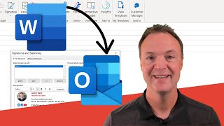 How to Create a Professional Email Signature in Word for Microsoft Outlook [upl. by Sergu70]