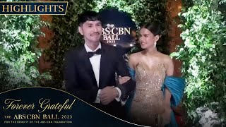 Maris Racal and Rico Blanco steal the spotlight in opulent outfits  ABSCBN Ball Highlights 2023 [upl. by Adamec]