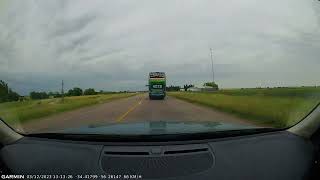 Dash Cam Garmin 67W Ruta 5 Canelones Folrida Uruguay [upl. by Goran]