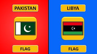 Pakistan vs Libya country comparison  Difference between Pakistan and Libya 2024 [upl. by Atteuqahs]