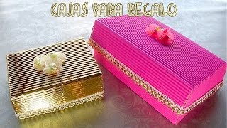 Cajas de regalo hechas con cartón │CandyBu [upl. by Celeski]