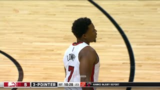 Kyle Lowry first points in a Heat uniform [upl. by Zeph]