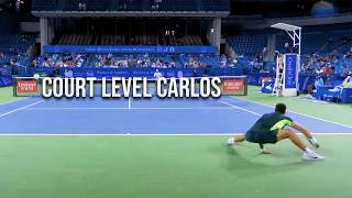 Carlos Alcaraz Court Level View Best Points ● Tennis On Another Level [upl. by Goldy]