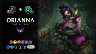 Orianna Support vs Thresh  EUW Master Patch 139 [upl. by Menken609]