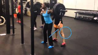 Back Squat Spotting [upl. by Weinman]