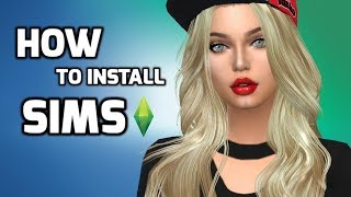 The Sims 4  Tutorial How to install sims with CC from TSR [upl. by Otsenre]