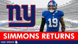 BREAKING Giants Sign 2 More Players Ft Isaiah Simmons  New York Giants News [upl. by Doomham953]