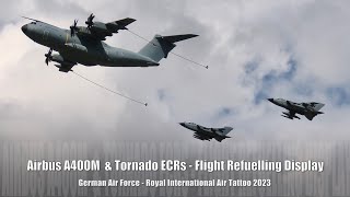 German Air Force A400M and Tornados ECRIDS  Royal International Air Tattoo 2023 [upl. by Ries909]