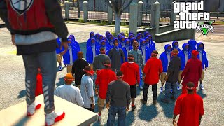 GTA 5 ONLINE  CRIPS VS BLOODS 🔴🔵 [upl. by Brackett345]