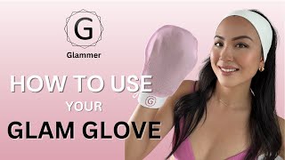 How To Use Your Glam Glove  Exfoliating Glove Tutorial  Glammer [upl. by Laurence]