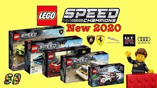 ALL Lego Speed Champions 2020 includes NISSAN GTR NISMO [upl. by Marabel]