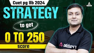 CUET PG LLB 2024  Big Strategy 😱😱 [upl. by Alleoj93]