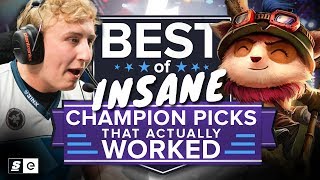 Best of Insane Champion Picks That Actually Worked League of Legends [upl. by Charisse]