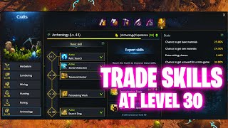 All Trade skills at level 30 lost ark Guide [upl. by Yahsal628]