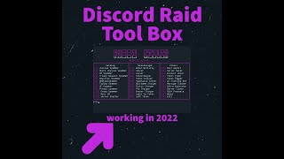 Discord RaidingSpamming Tool  best discord tool in 2022 [upl. by Carlynn598]