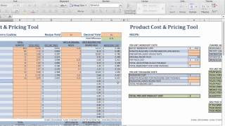 Food Product Cost amp Pricing Tutorial [upl. by Anrak]