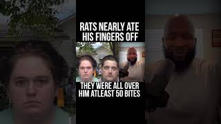 RATS NEARLY ATE HIS FINGERS OFF THEY WERE ALL OVER HIM ATLEAST 50 BITES ericjaystreetnews [upl. by Tapes206]