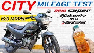 Hero Super Splendor Xtec Mileage Test Video  Super Splendor Xtec MileageRide Review125NewHindi [upl. by Olegnad112]