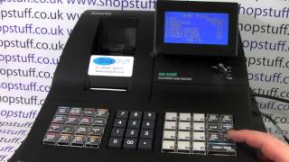 HOW PROGRAM A PLU ON THE NR520 CASH REGISTER [upl. by Netnilc890]